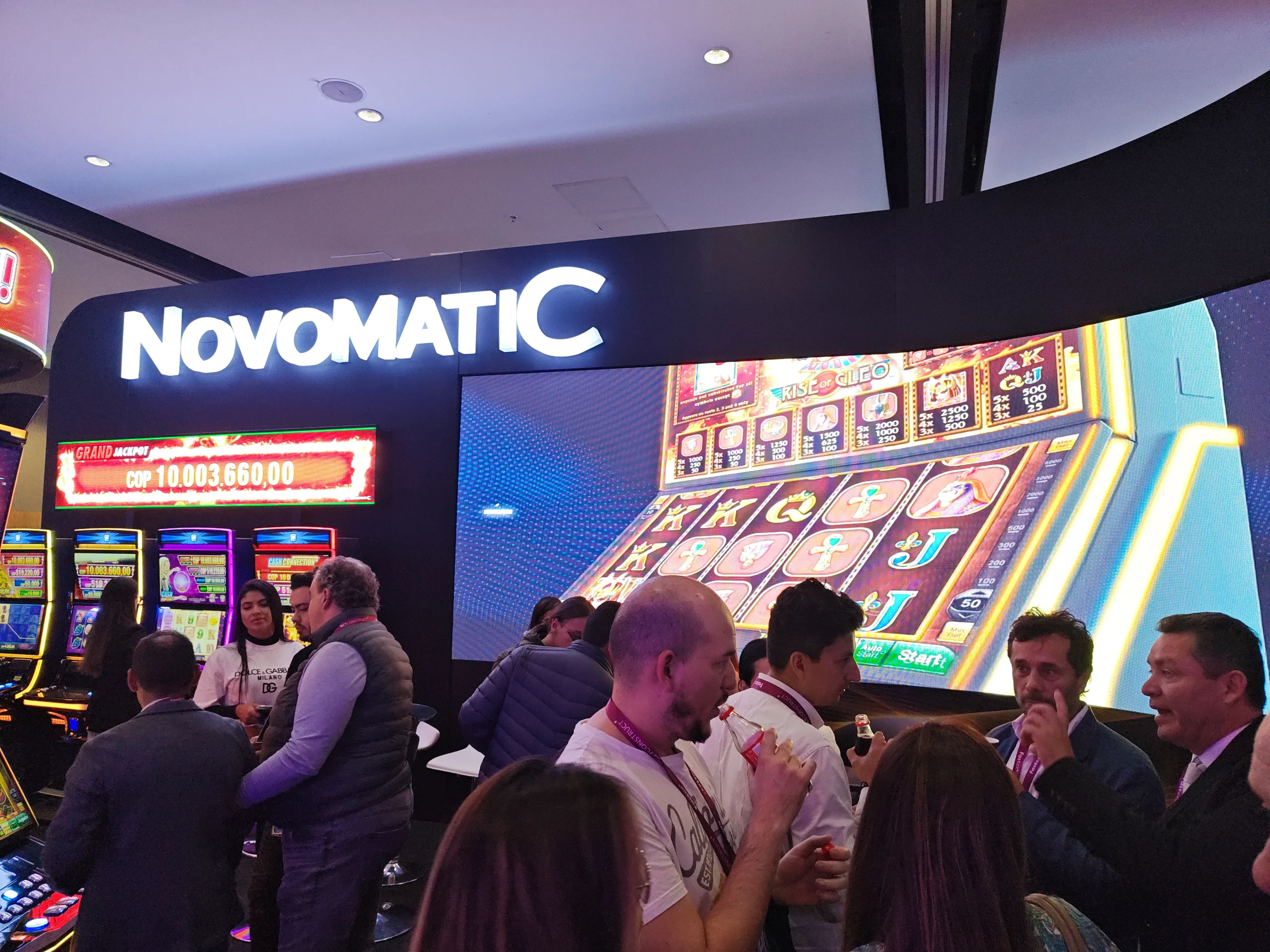 NOVOMATIC brilló con sus lanzamientos en GAT Expo Bogotá